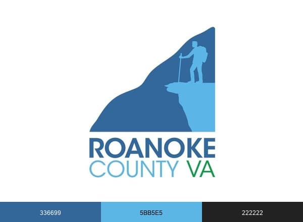 Roanoke County brand color palette