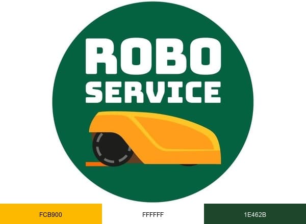 RoboService brand color palette