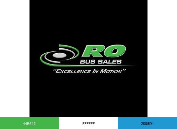 RO Bus brand color palette