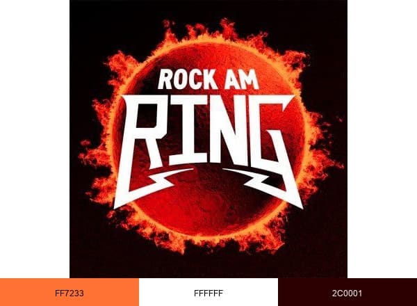 Rock am Ring brand color palette