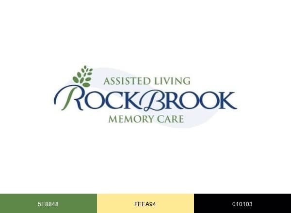 RockBrook Memory Care brand color palette