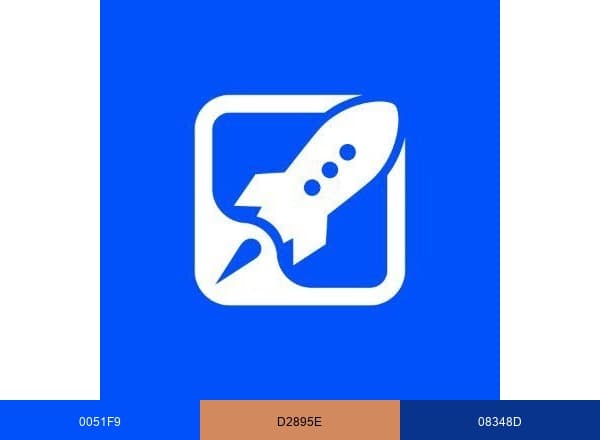 RocketRez brand color palette