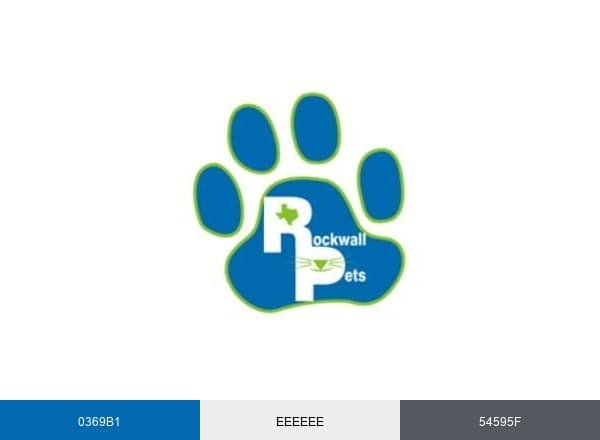Rockwall Pets brand color palette