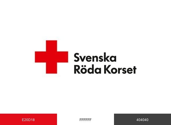 Svenska Röda Korset brand color palette