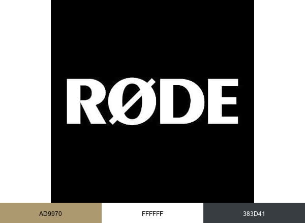 RØDE brand color palette