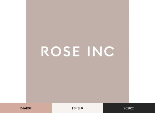 Roseinc brand color palette