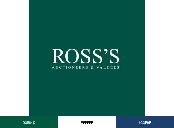 Ross's brand color palette