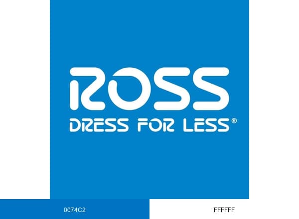 Ross Dress for Less brand color palette