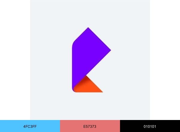 Rostelecom brand color palette