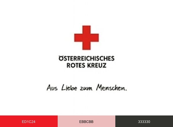 Österr. Rotes Kreuz brand color palette