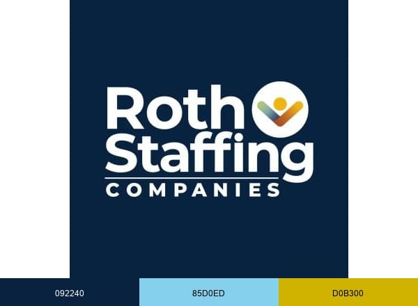 Roth Staffing brand color palette