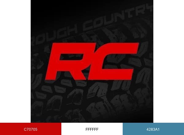 Rough Country brand color palette