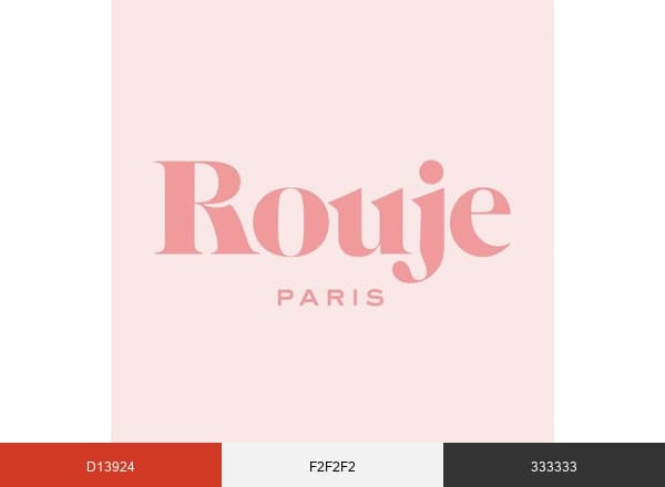 Rouje brand color palette