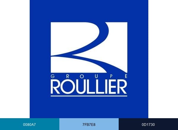 Groupe Roullier brand color palette
