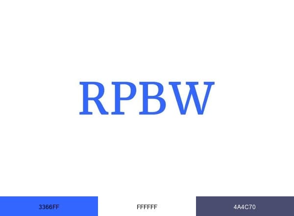 Renzo Piano Building Workshop brand color palette