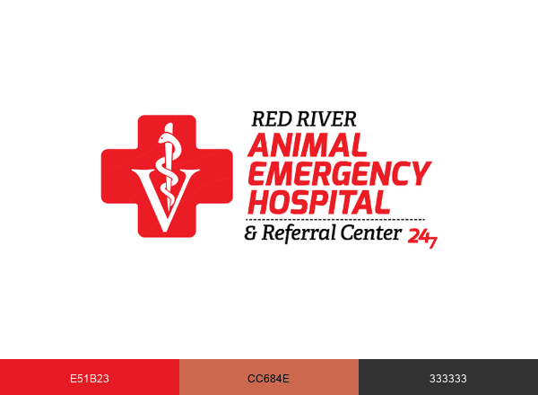 Red River Animal Emergency Hospital and Referral Center | Fargo ND brand color palette