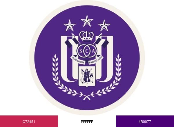 RSC Anderlecht brand color palette