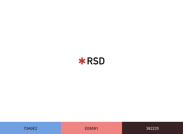 RSD brand color palette