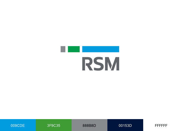 RSM UK brand color palette