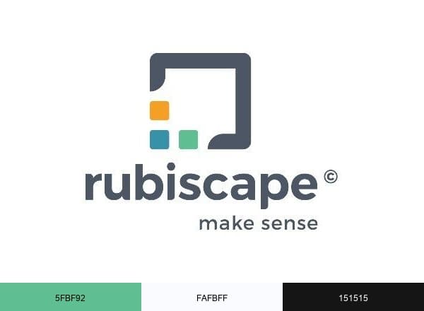 Rubiscape brand color palette