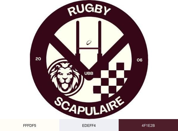 Rugby Scapulaire brand color palette