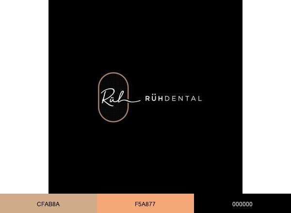 Ruh Dental brand color palette