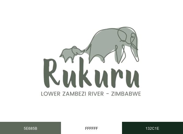 Rukuru Bush Lodge brand color palette