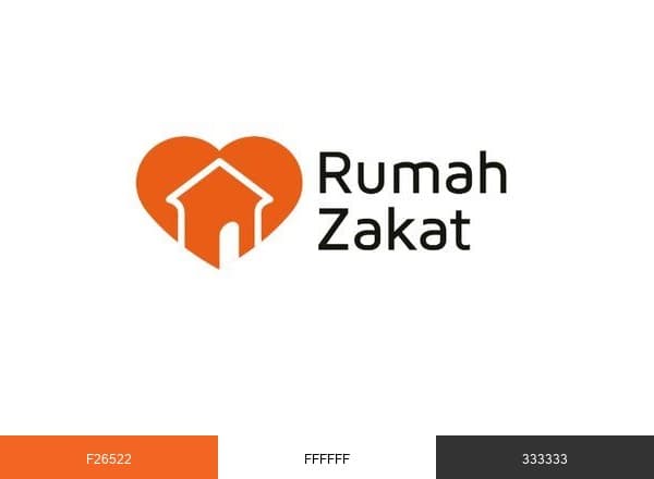 Rumah Zakat brand color palette