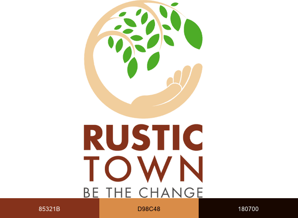 Rustic Town brand color palette