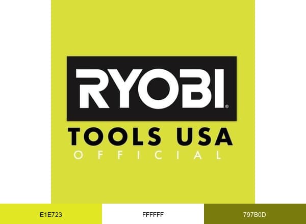 RYOBI Tools brand color palette