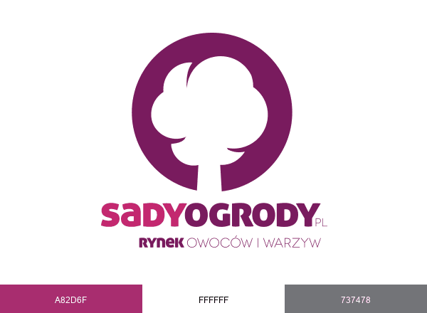 Sady Ogrody brand color palette