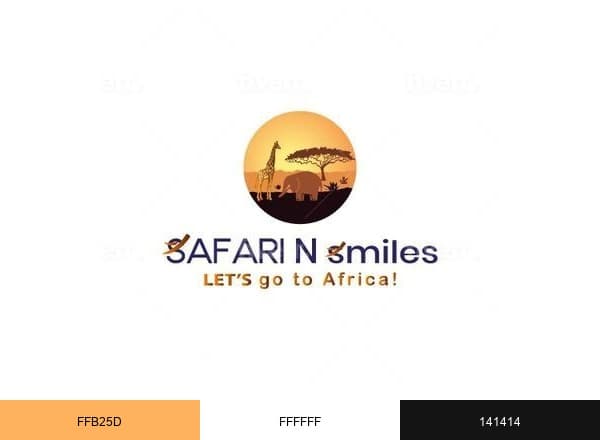 Safarinsmiles brand color palette