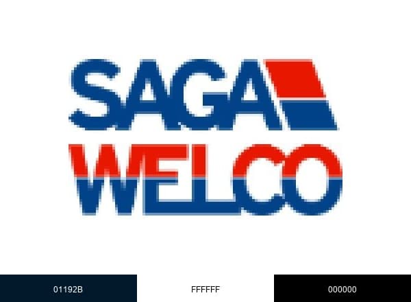 Saga Welco AS brand color palette