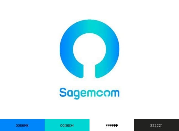 Sagemcom brand color palette
