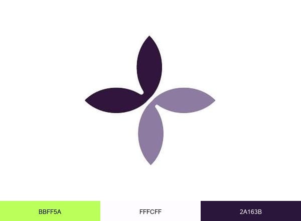 Saige Homecare brand color palette
