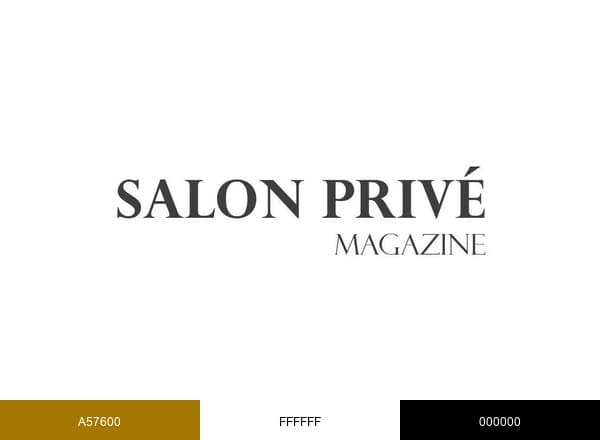 Salon Prive Mag brand color palette