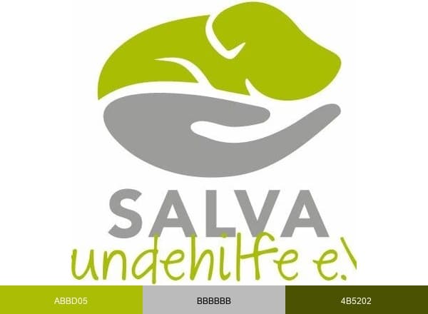 SALVA Hundehilfe brand color palette