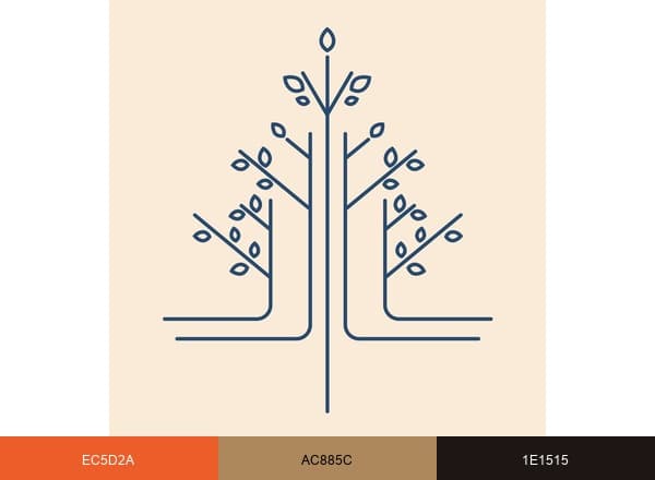 Salvadora Landscapes brand color palette