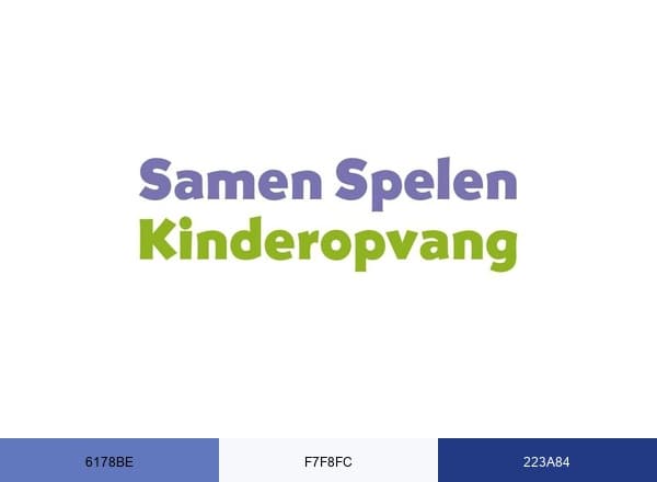 Samen Spelen brand color palette