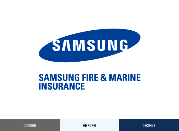 Samsung Fire & Marine Insurance brand color palette