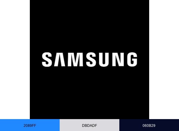 Samsung US brand color palette