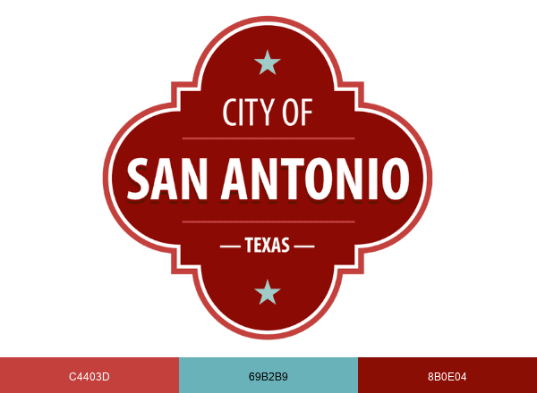 City of San Antonio brand color palette