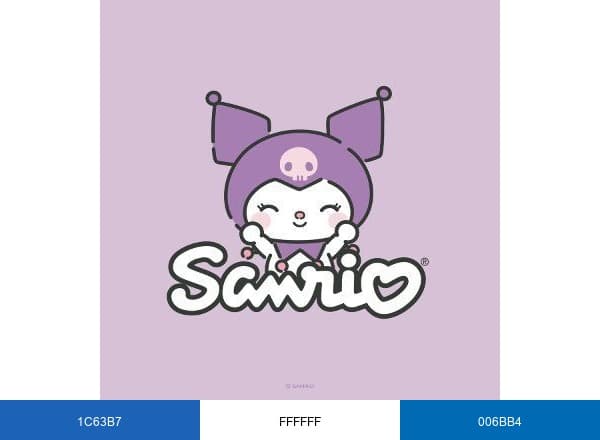Sanrio brand color palette