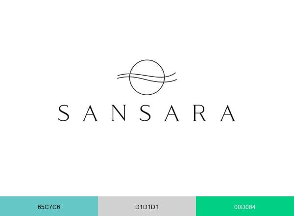 Sansara Resort brand color palette