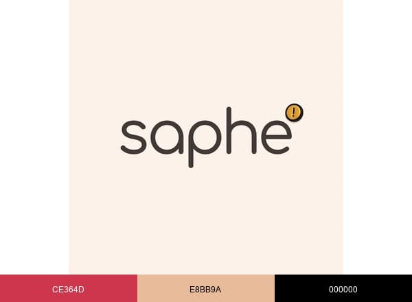 Saphe brand color palette