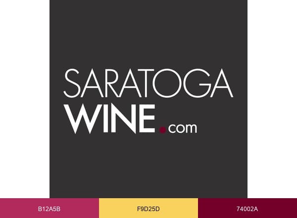 Saratoga Wine Exchange brand color palette