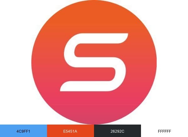 Sarbacane brand color palette