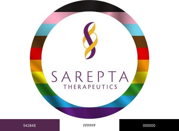 Sarepta Therapeutics brand color palette