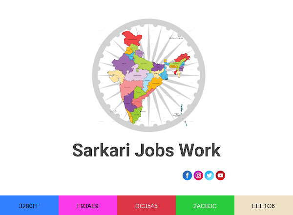 Sarkari Jobs Work brand color palette