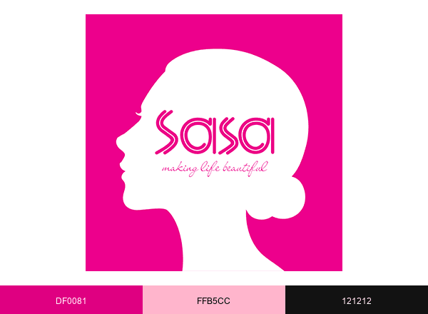 Sasa Oversea brand color palette